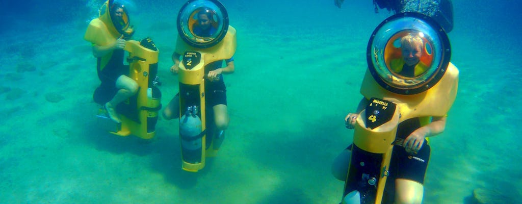 Cyprus underwater walking or scooter small-group tour