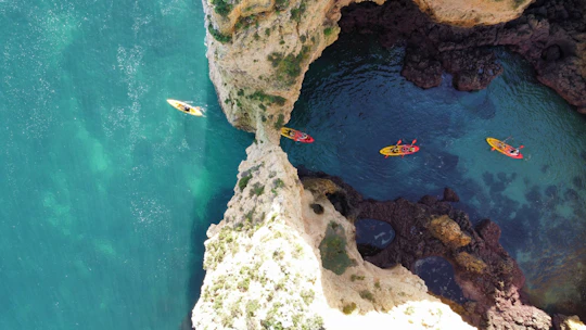 Kayak grotto tour from Lagos