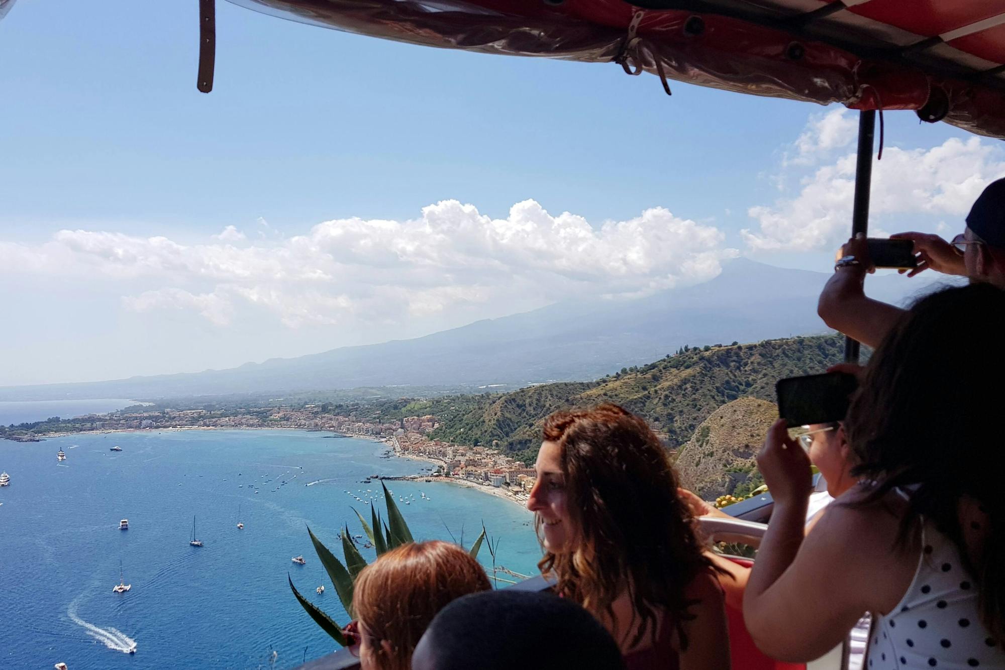 Taormina Hop-On, Hop-Off Bus Ticket - Blue or Red Line