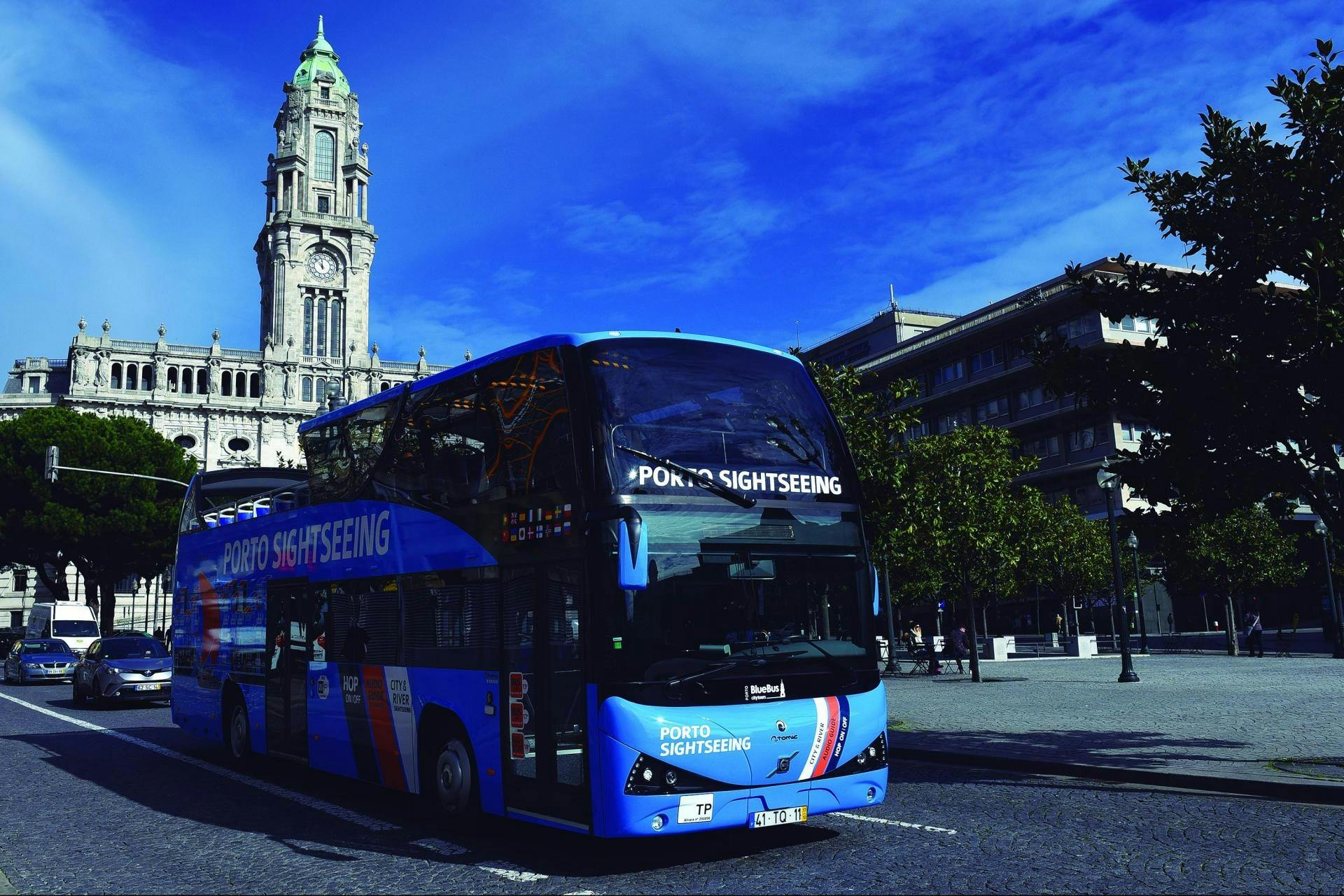 48 Stunden Hop-on-Hop-off-Bustour durch Porto und Sightseeing-Flusskreuzfahrt