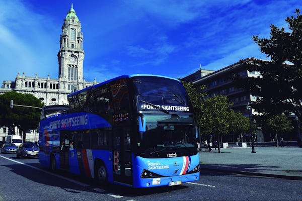 48 Stunden Hop-on-Hop-off-Bustour durch Porto und Sightseeing-Flusskreuzfahrt