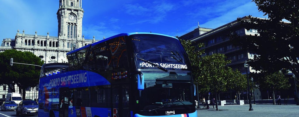 Excursão de ônibus hop-on hop-off de 48 horas no Porto e cruzeiro turístico no rio