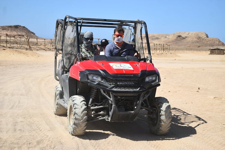 Buggy car sunset with barbecue and camel ride in Marsa Alam