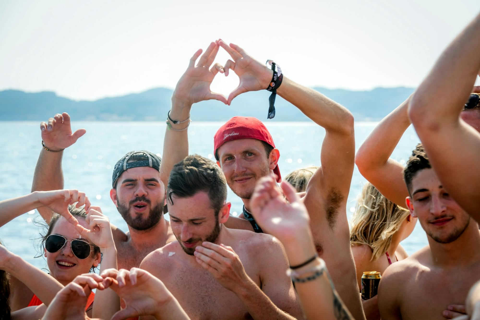 Kavos boat party with transfer