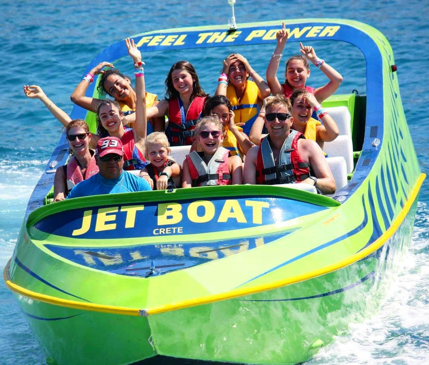 Chersonissos Bay Jet Boat Tour