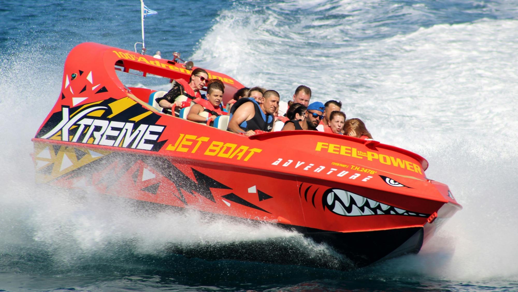 Excursion en jet boat dans la baie de Chersonissos