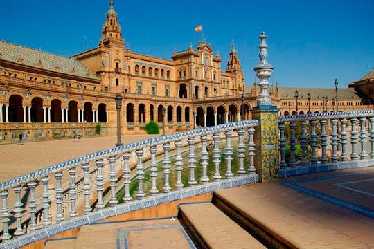 Geführte Stadtrundfahrt durch Sevilla ab Praia da Luz und Faro