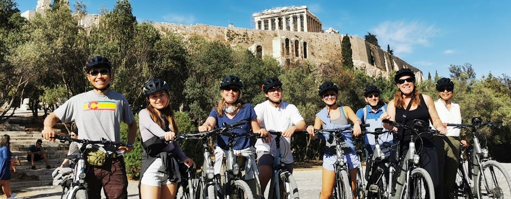 Passeio guiado de bicicleta pela Cidade Velha de Atenas e Acrópole