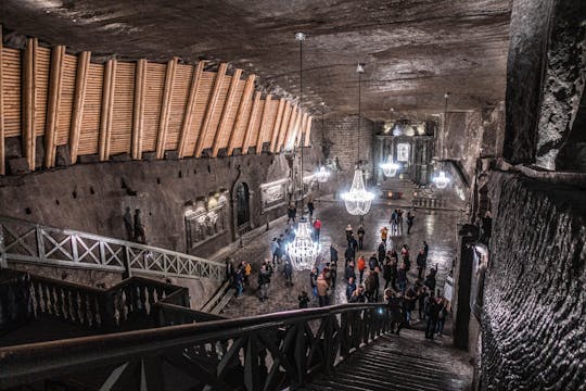 Gå-förbi-kön biljett och guidad rundtur till saltgruvan i Wieliczka