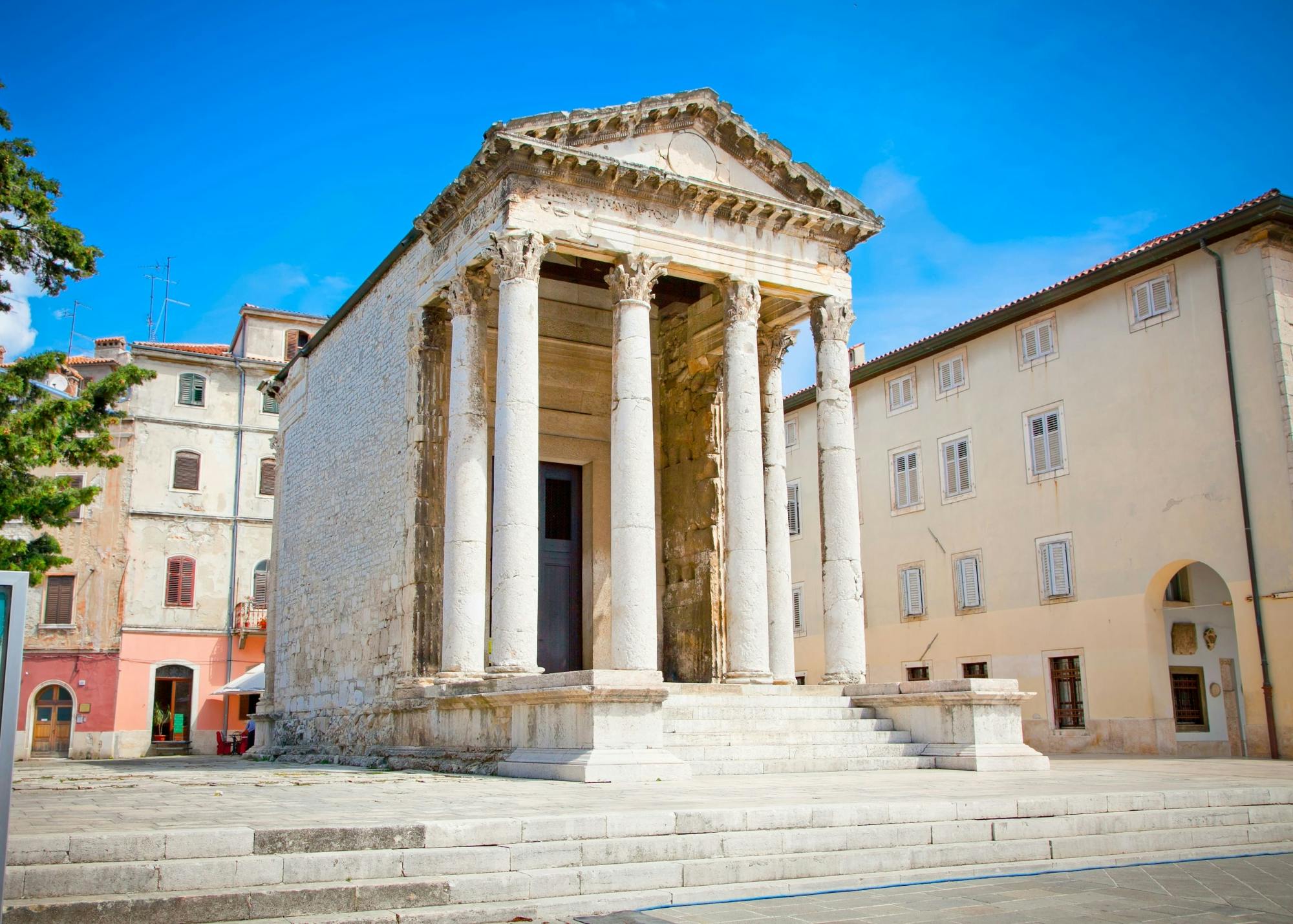 Ancient Pula with Roman Amphitheatre