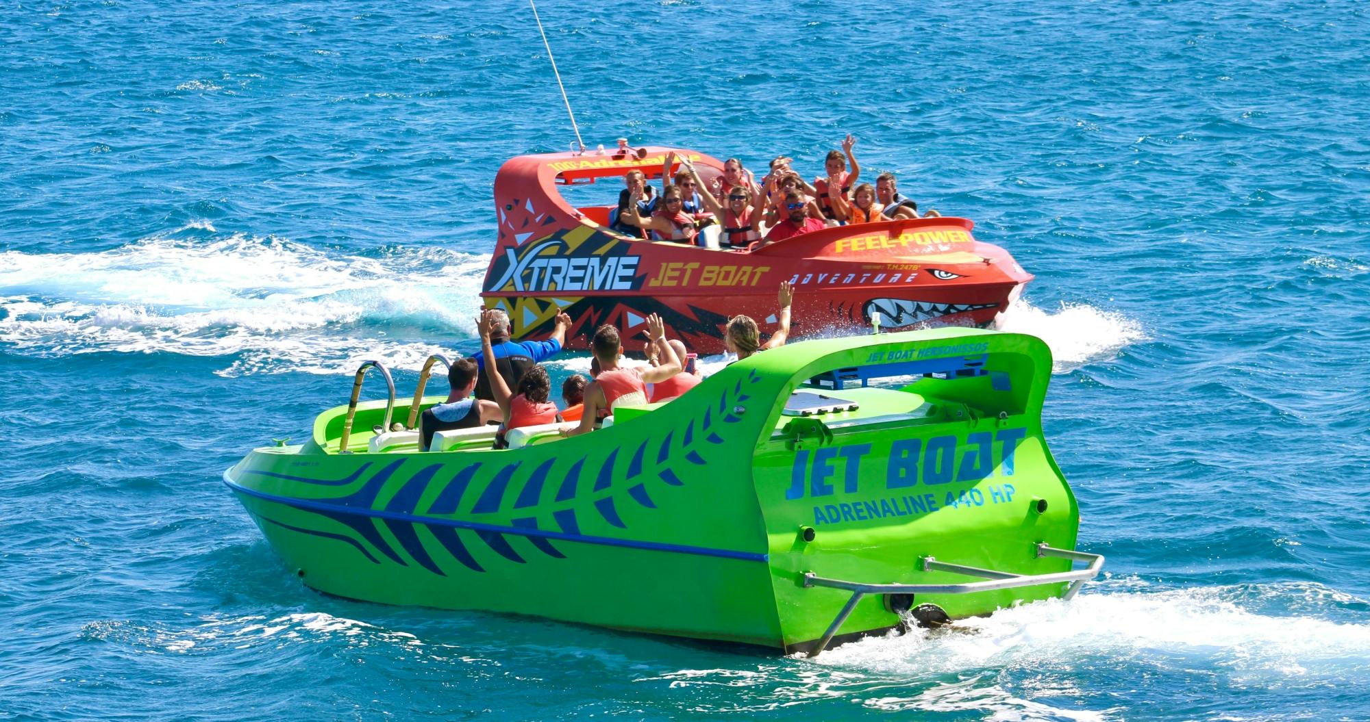 Chersonissos Bay Jet Boat Tour