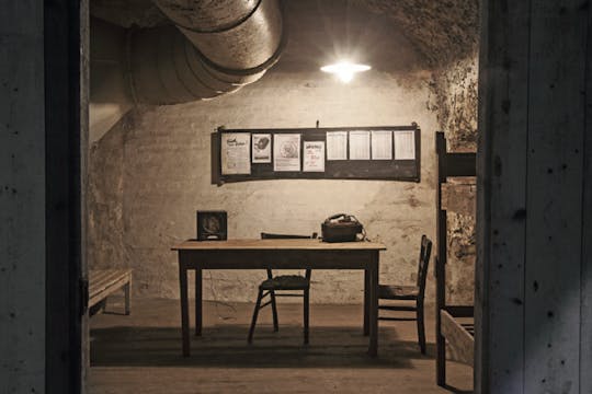 Historische rondleiding in de kunstbunker in Neurenberg