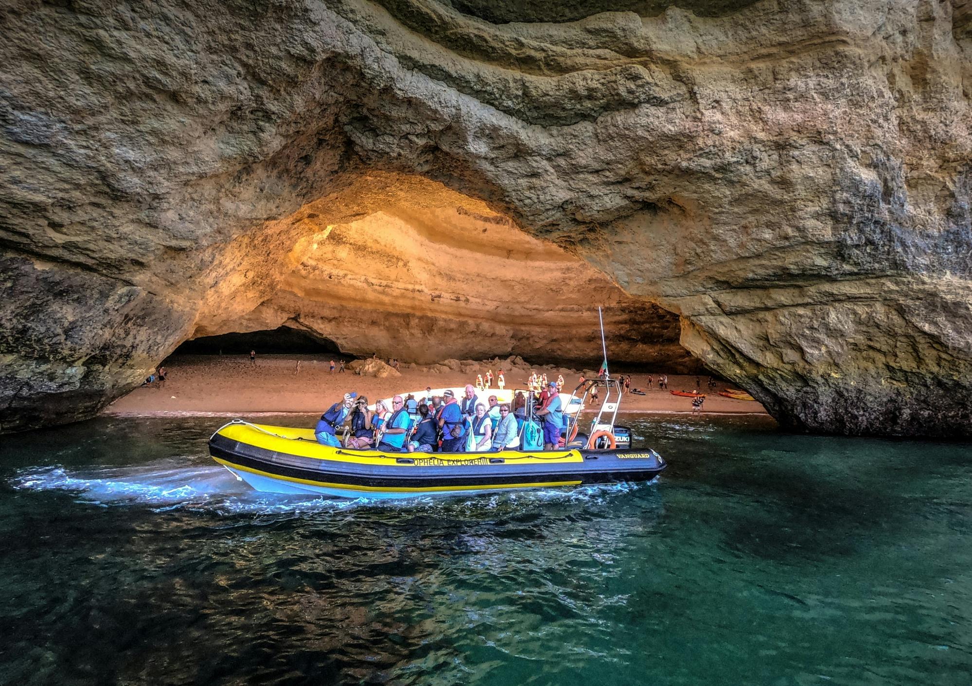 2-hour Algar Sêco and Benagil grottoes cruise from Portimão