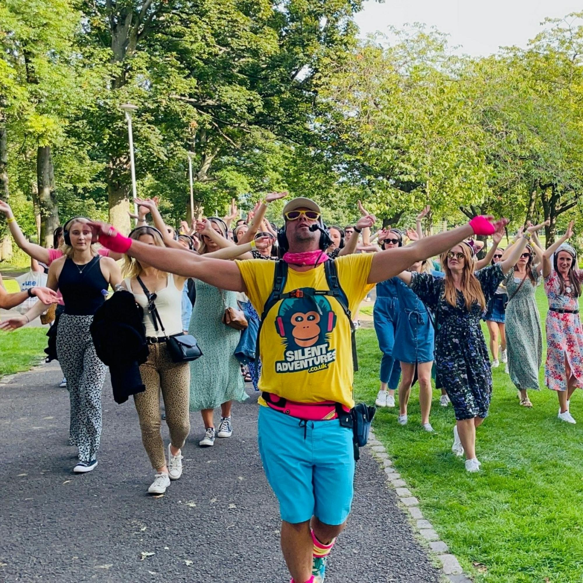 Silent disco tour in Barcelona