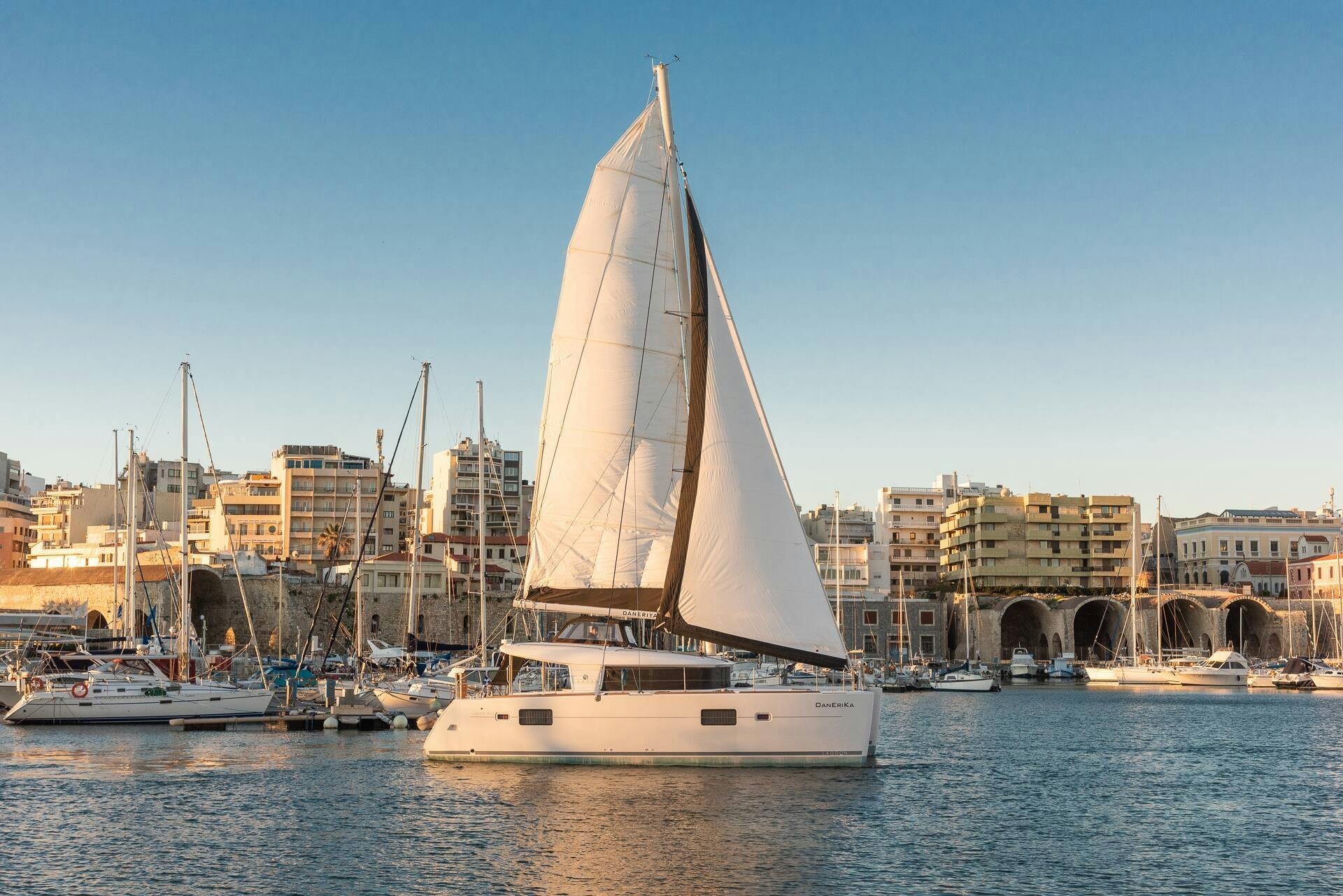 Sunset Catamaran Cruise Ticket from Rethymnon