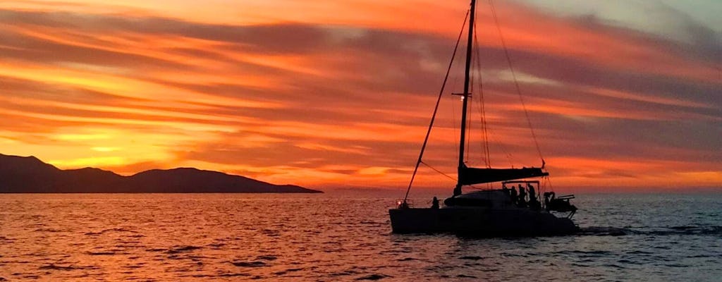 Croisière en catamaran au coucher du soleil depuis Réthymnon 