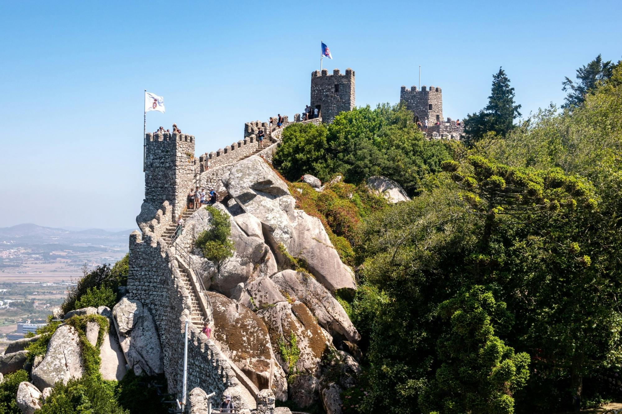 Moors kasteel en Quinta da Regaleira e-tickets met zelfgeleide audiotour door Sintra