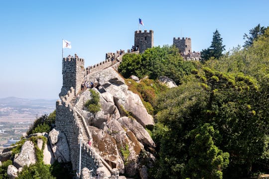 Zamek Maurów i bilety elektroniczne Quinta da Regaleira z audioprzewodnikiem po Sintrze