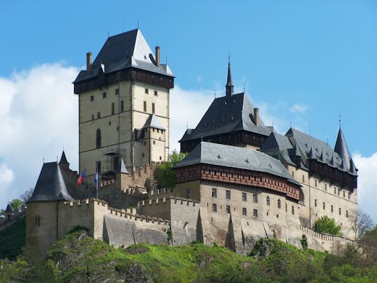 Kasteel Karlštejn skip-the-line tickets en rondleiding vanuit Praag