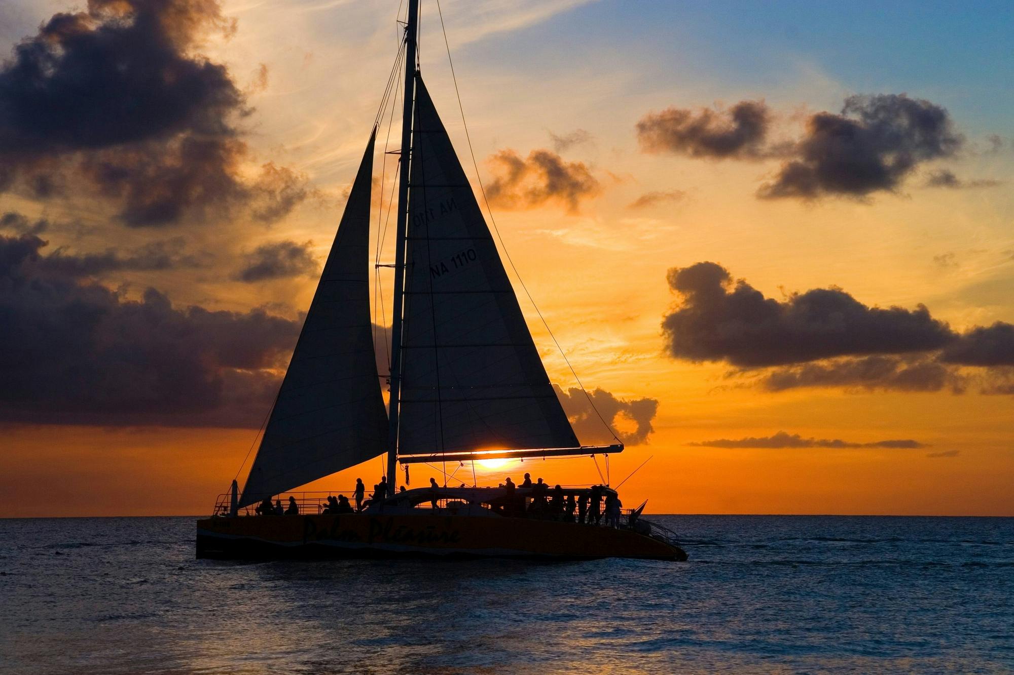 Isla Mujeres Bootstour bei Sonnenuntergang am Albatros