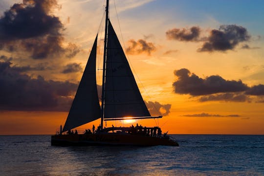 Isla Mujeres Bootstour bei Sonnenuntergang am Albatros