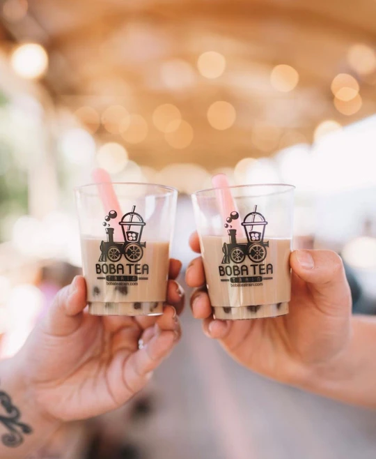 Boba tea train experience in Sacramento