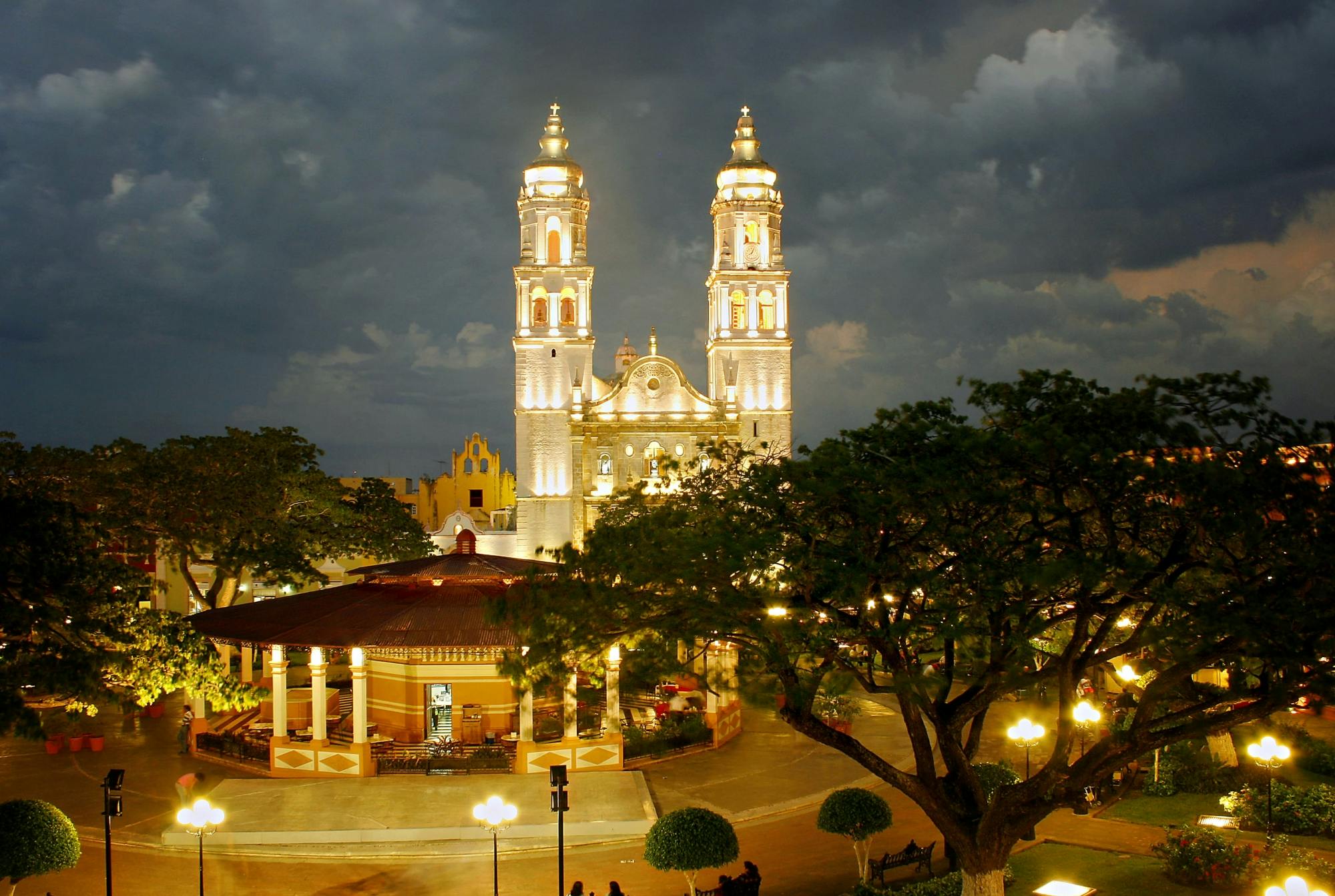 Visite nocturne de la ville de Campeche