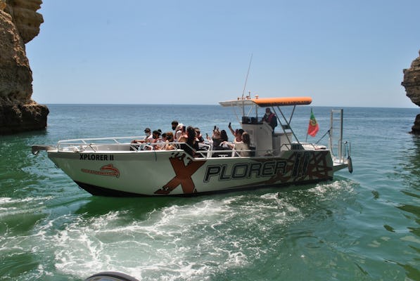 Caves in the Algarve and Dolphin-Watching Boat Tour from Albufeira