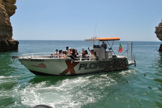 Caves in the Algarve and dolphin watching boat tour