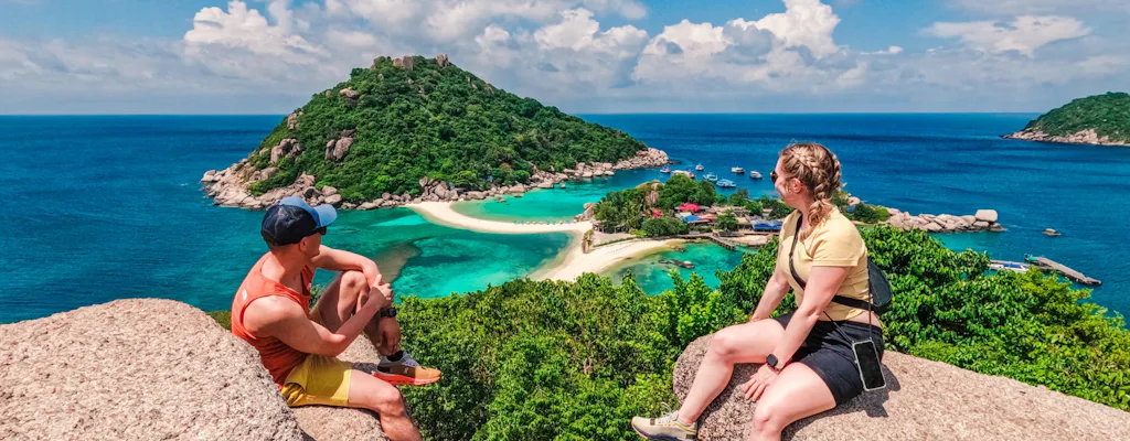 View over Koh Nang Yuan during the tour from Koh Samui with lunch