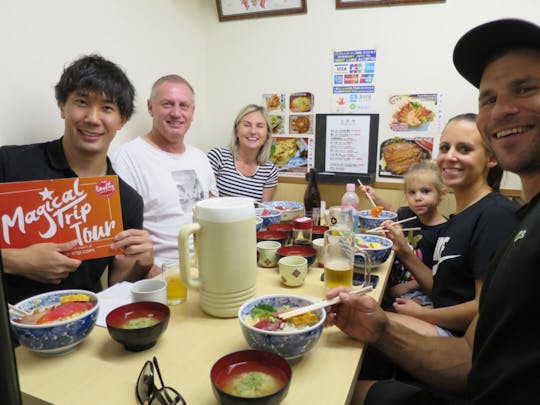 Piesza wycieczka kulinarna po targu rybnym Tsukiji