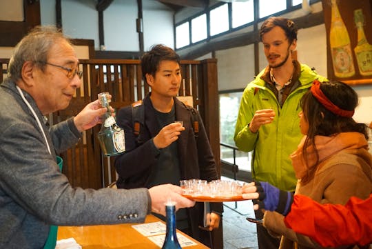 Kyoto sake brewery and tasting tour