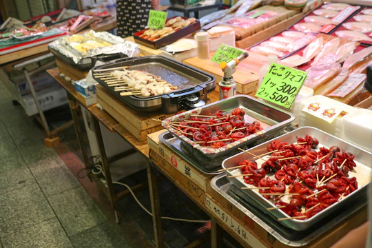 Nishiki Market breakfast walking food tour