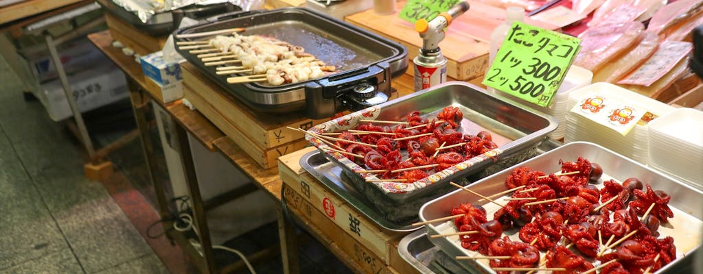 Visite gastronomique à pied du petit-déjeuner du marché de Nishiki