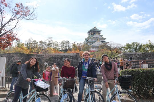 Visite à vélo du château d'Osaka et du parc