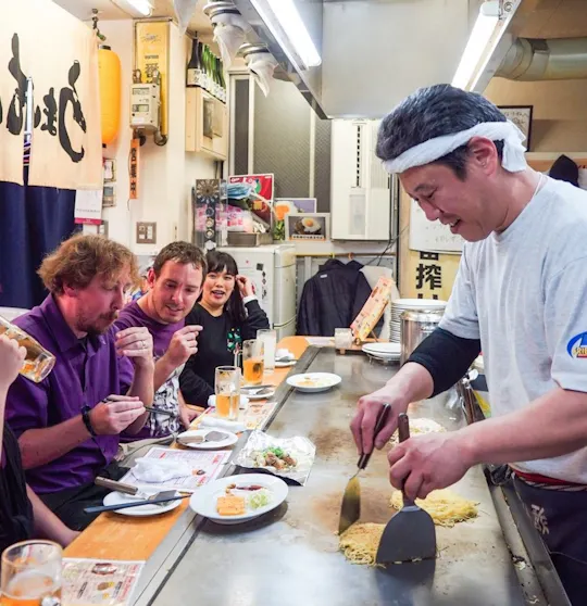Hiroshima bar hopping food tour