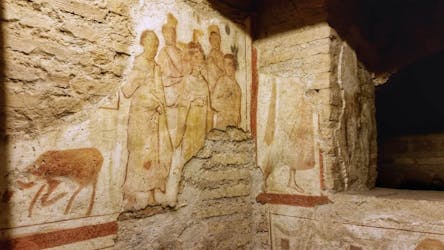 Roma subterrânea e excursão em grupo às catacumbas