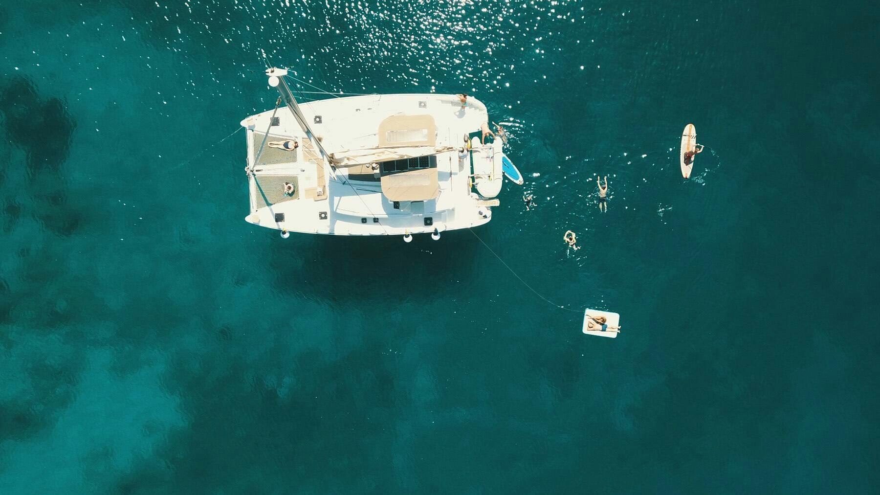 Comfort Catamaran Cruise to Mirabello Bay from Agios Nikolaos