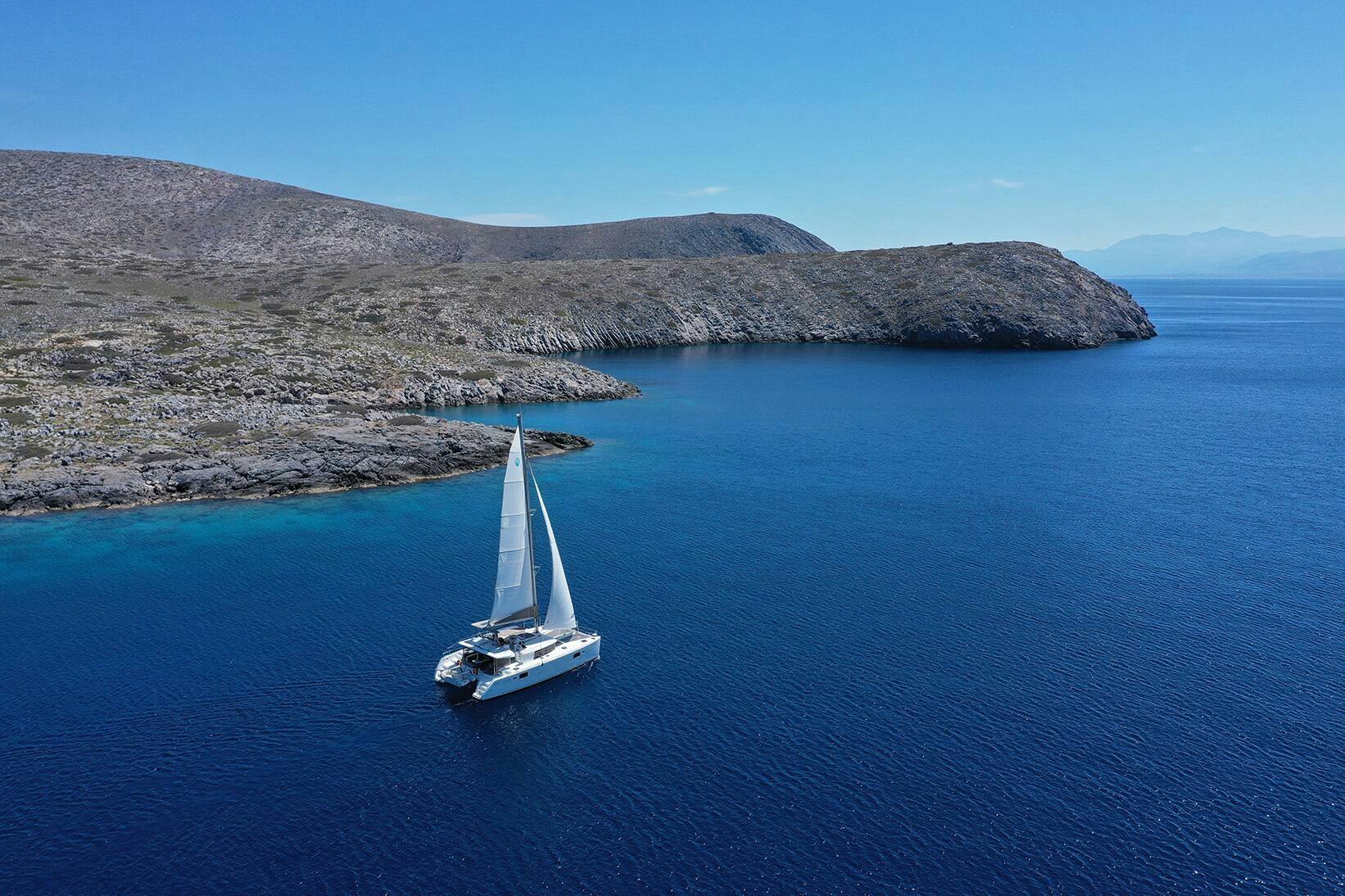 Comfort Catamaran Cruise to Mirabello Bay from Agios Nikolaos