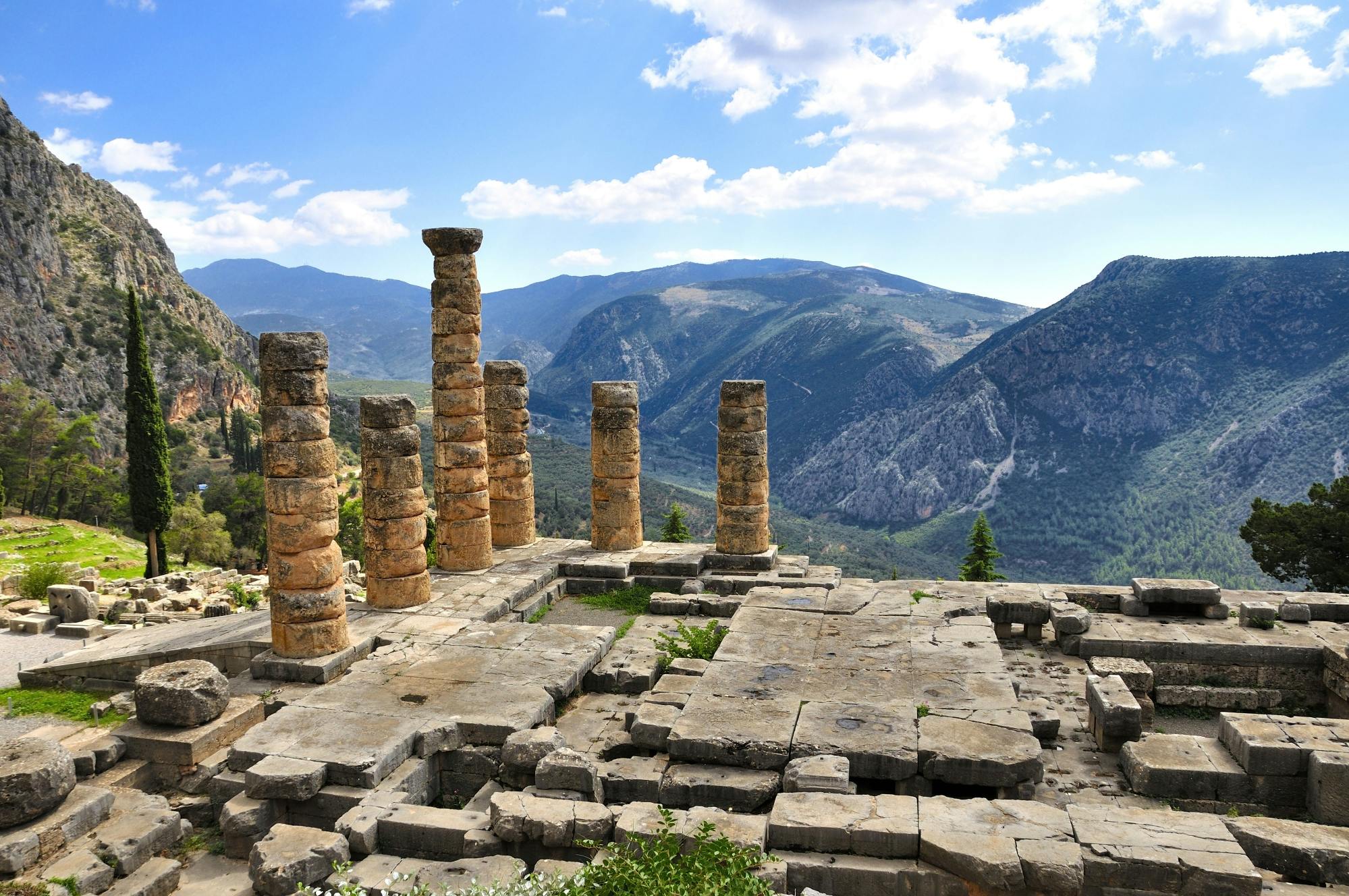 Eintrittskarte für die archäologische Stätte und das Museum von Delphi