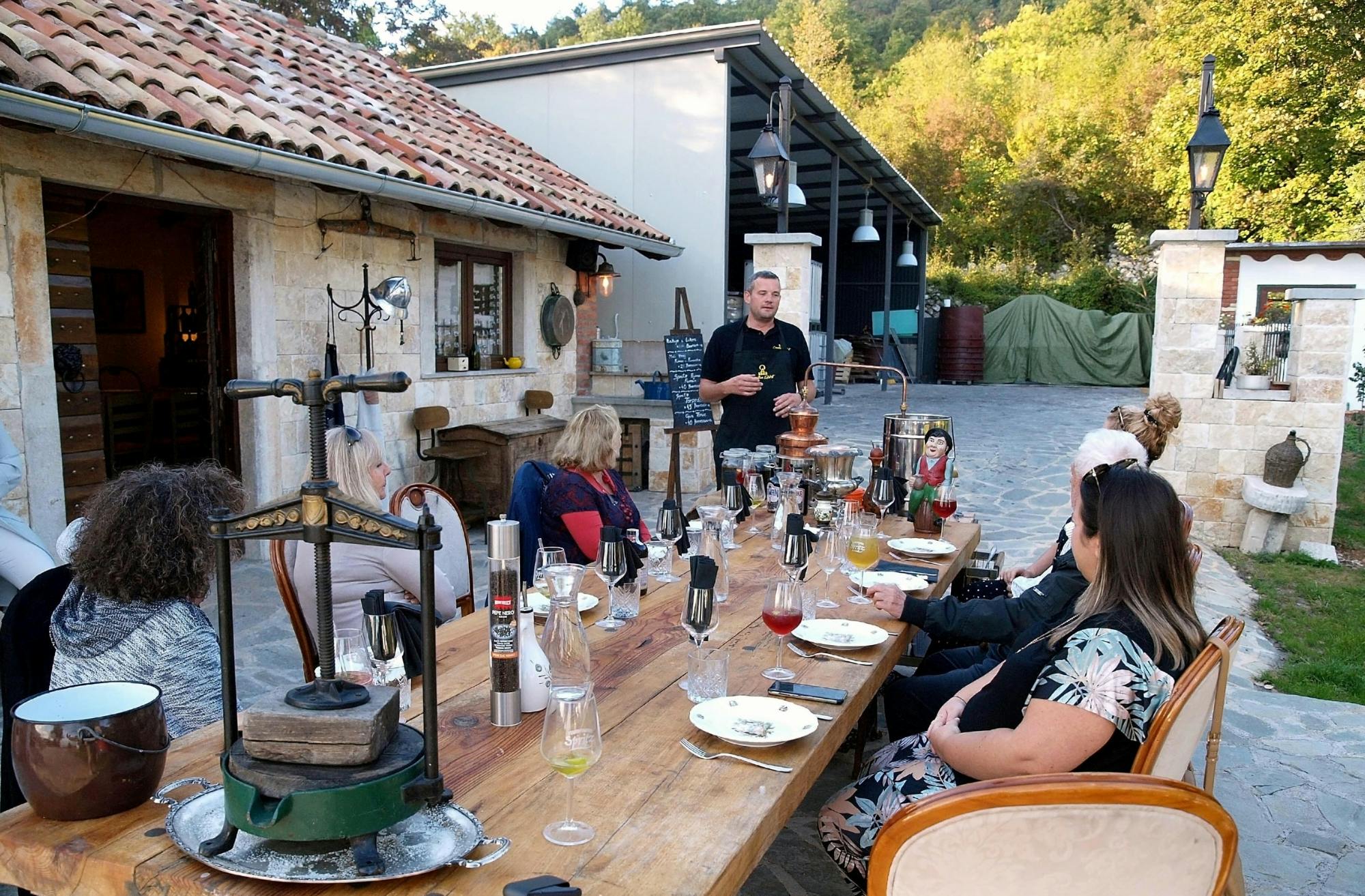 Veprinac Tour with Rural Life Museum and Craft Distillery