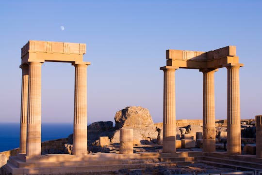 Toegangskaartje voor de antieke Lindos Akropolis