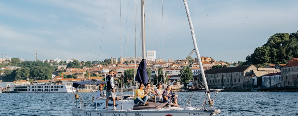 Sailboat cruise on the Douro river