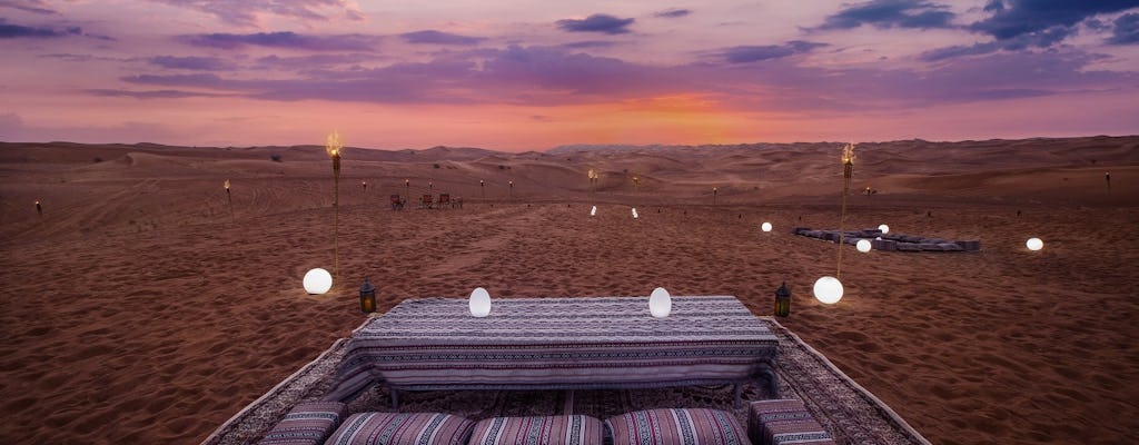 Passeio pelas dunas de Mleiha, observação das estrelas e churrasco de Dubai
