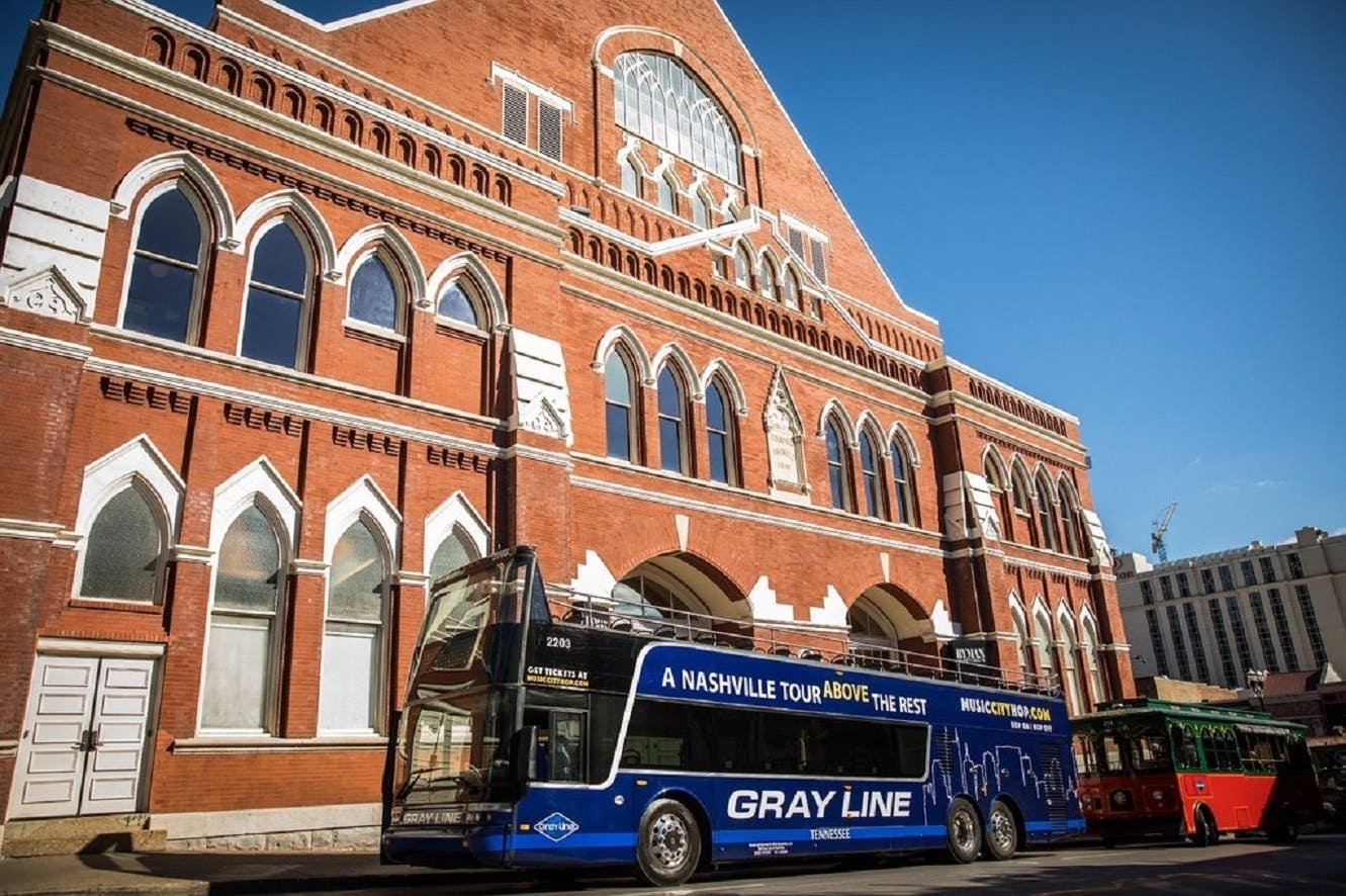 Nashville double-decker bus city tour Musement