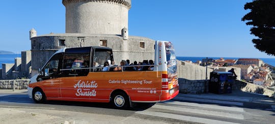 Visita panorámica de Dubrovnik con minibús cabrio