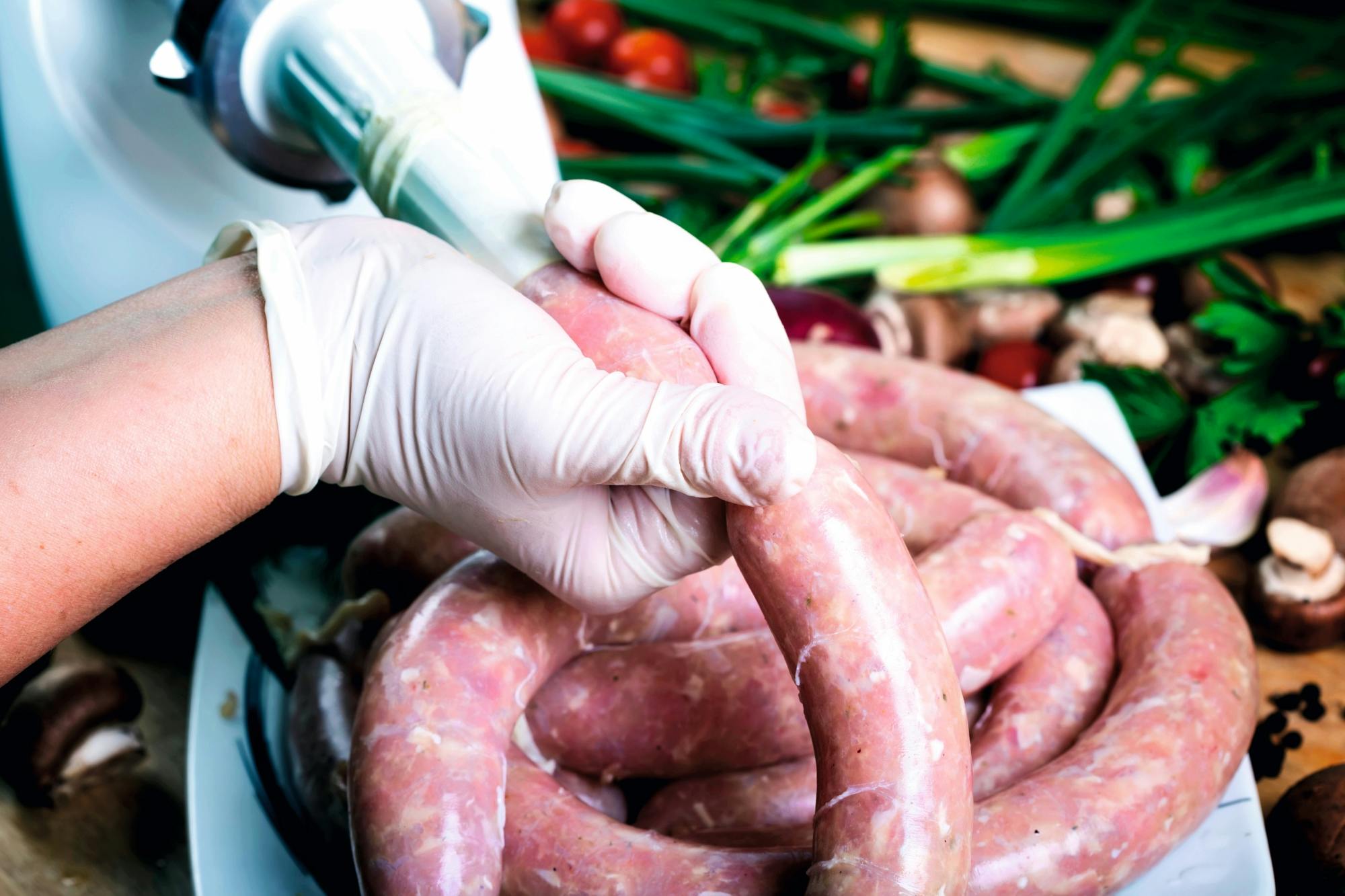 River Cruises Collection: Sausage-making in Regensburg