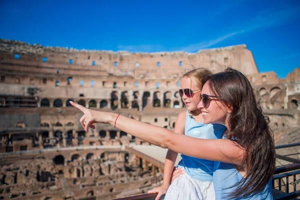 Gladiatorrondleiding door het Colosseum voor kinderen en familie