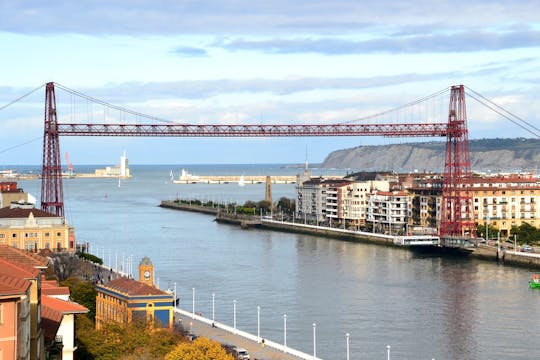 Getxo en Vizcaya Bridge-tour per minibus vanuit Bilbao