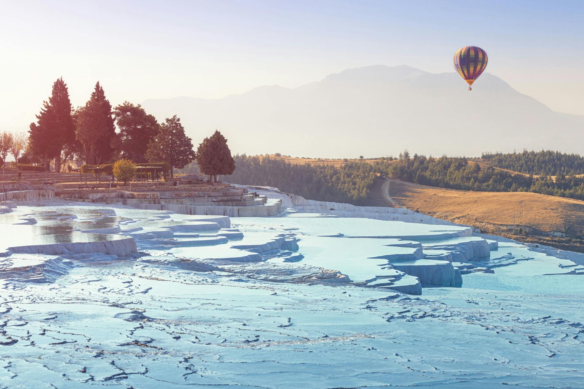 Pamukkale Sunrise Hot Air Balloon Experience & Hierapolis Visit